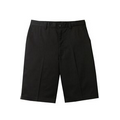 Men's Utility Chino Flat Front Poly/Cotton Shorts w/ 11" Inseam